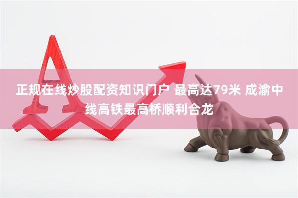 正规在线炒股配资知识门户 最高达79米 成渝中线高铁最高桥顺利合龙