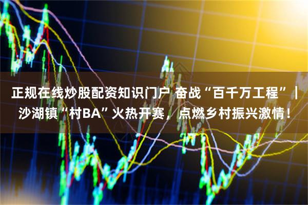 正规在线炒股配资知识门户 奋战“百千万工程”｜沙湖镇“村BA”火热开赛，点燃乡村振兴激情！