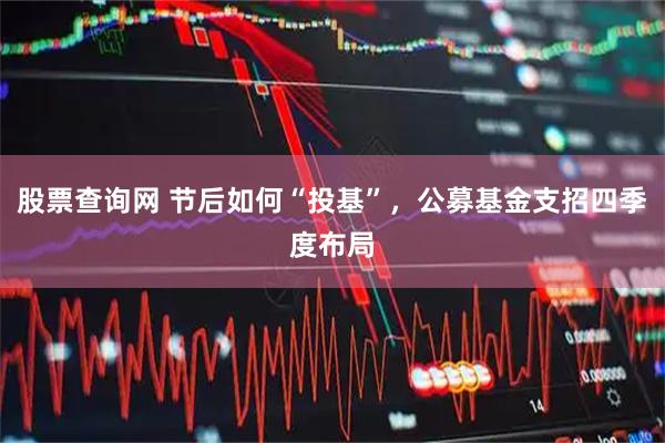 股票查询网 节后如何“投基”，公募基金支招四季度布局